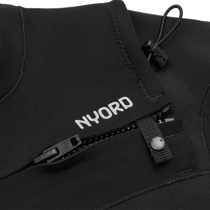 2024 Nyord Mujer Furno 3/2mm Chest Zip Gbs Neopreno N04AA00015 - Black